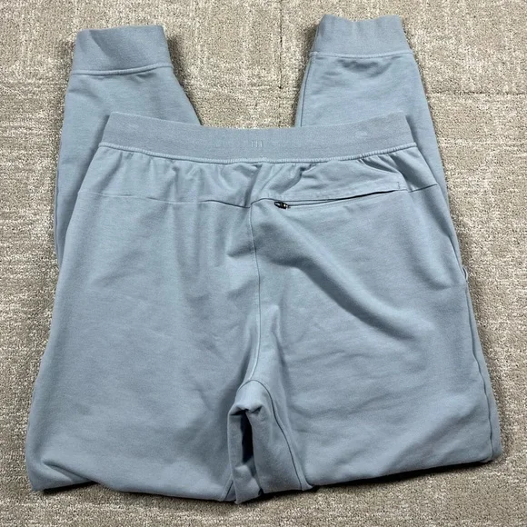 Lululemon Mens City Sweat Pull On waist Tie Work Out Jogger Blue Gray Sz M